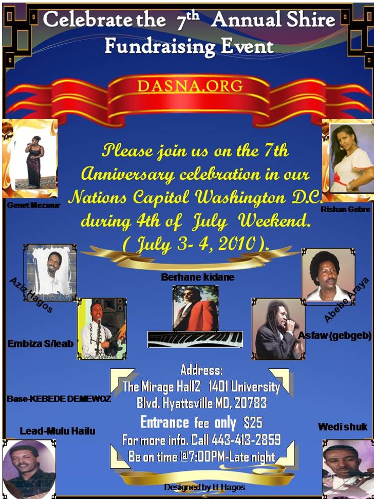 Development Association of Shire- DASNA party in Washington DC