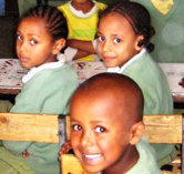 Happy and healthy Ethiopian children