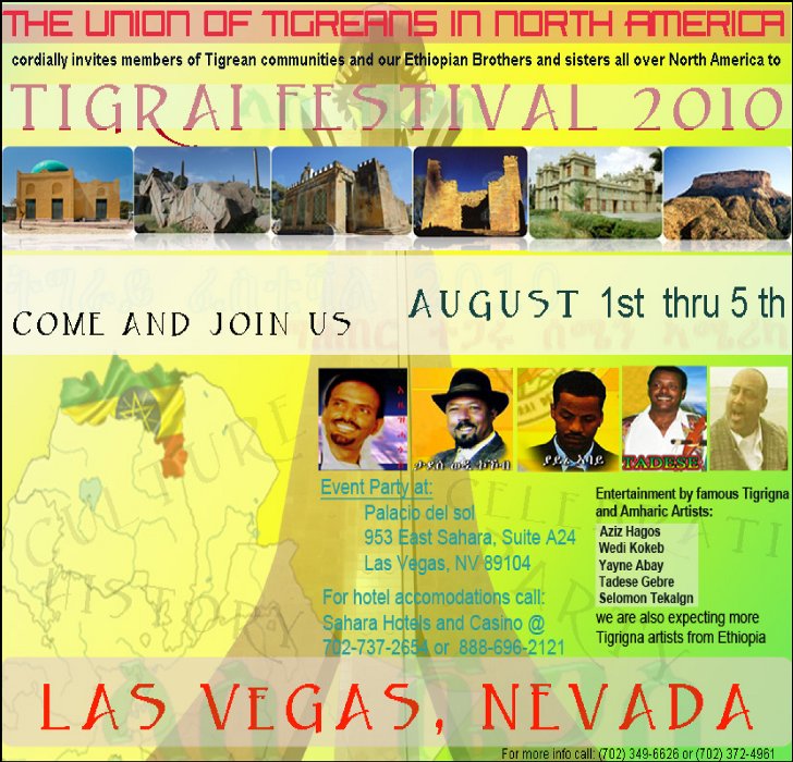 Tigrai Festival 2010 in Las Vegas
