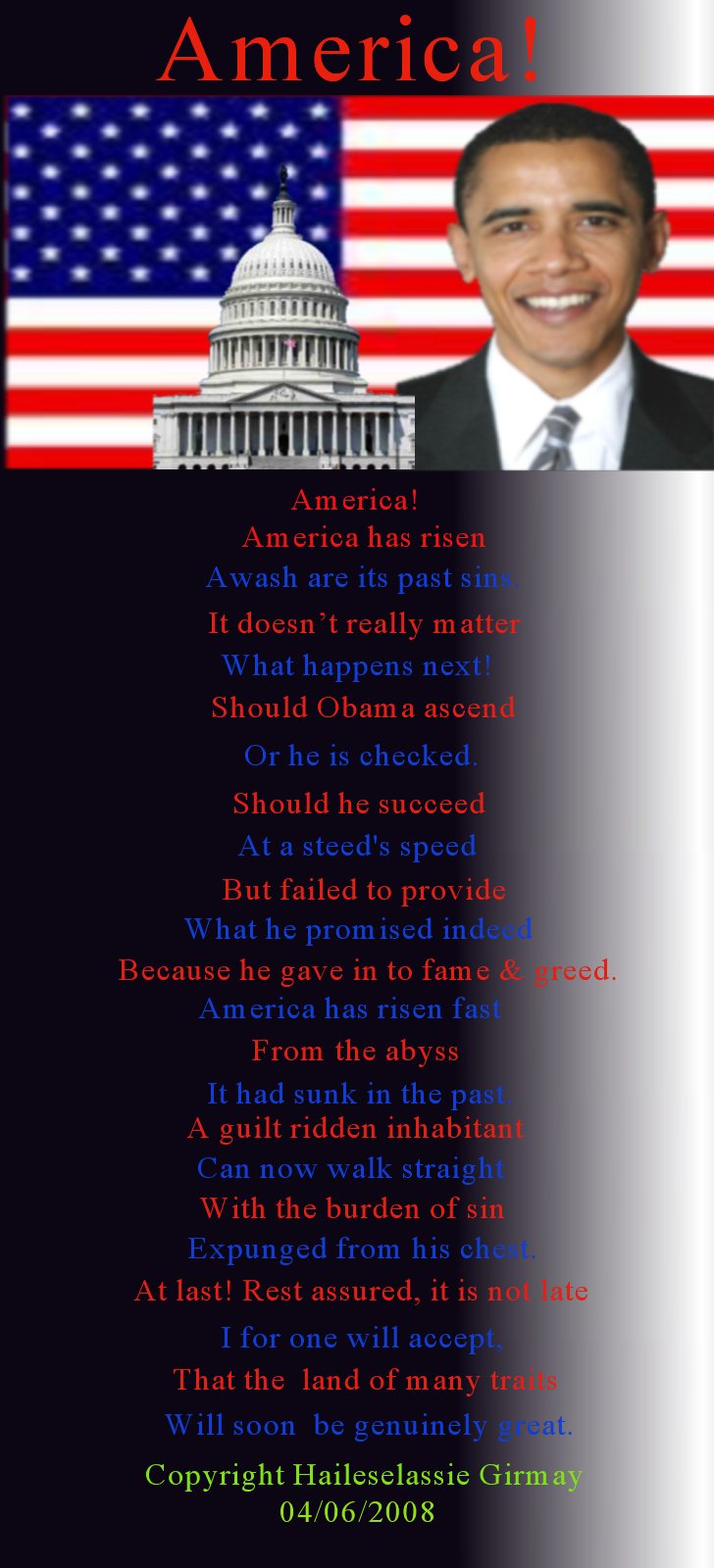 Barak Obama for President