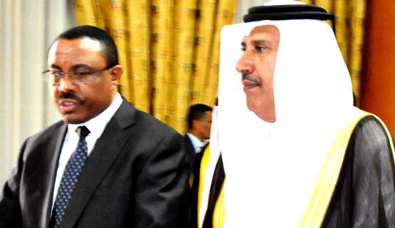Ethiopian and Qatar Prime Ministers