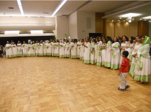Queen Sheba Seattle, Beautiful women of Tigray getting ready for the opening dance