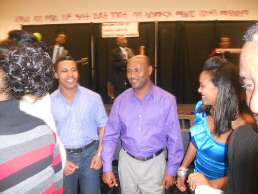 Queen Sheba Seattle, The Mayor (Center) joined in the dances and was having a great time