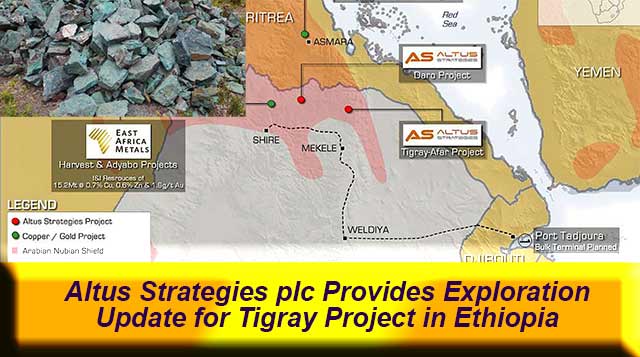 Exploration Update on Tigray and Afar gold and copper mine in Ethiopia