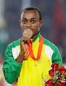2008 Olymics Men's Marathon Bronze medal winner Tsegaye Kebede of Ethiopia