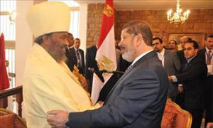 Abune Paulos and President Mohammed Morsi