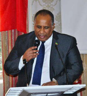 H.E. Berhanu Kebede, Ambassador of Ethiopia Addressing the event