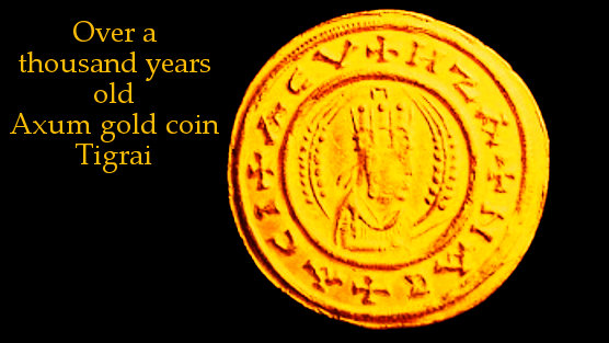 Axumite Gold showing the kings head