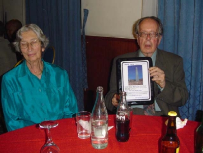 Professor Richard Pankhurst recognized for his work for bringing the Axum Obelisk