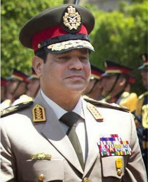Egypt's armed forces chief General Abdul Fattah al-Sisi 