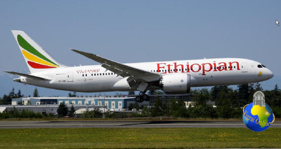 Ethiopian Boeing 787-800 Dreamliner touring Africa