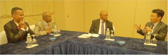 Ethiopian deligation in Singapore