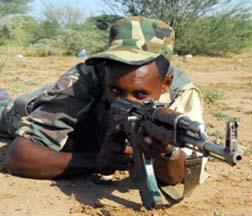 Ethiopian soldier