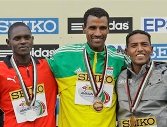 Gebre-egziabher Gebremariam of Ethiopia wins gold in Aman Jordan