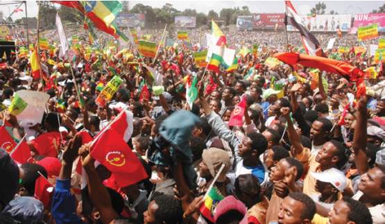Ginbot 20th celebration in Ethiopia Addis Ababa 2011
