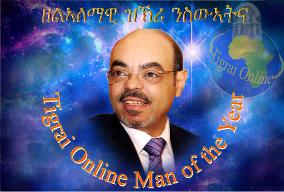 The late Prime Minister Meles Zenawi chosen as a person of the year by Tigrai Online