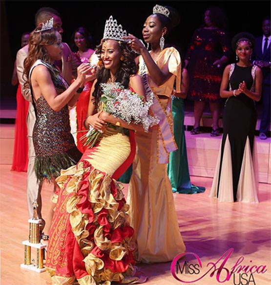Meron Wudneh wins the Miss Africa USA 2014 Pageant