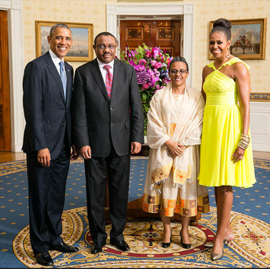 President Barack Obama, Prime Minister Hailemariam Desalegn