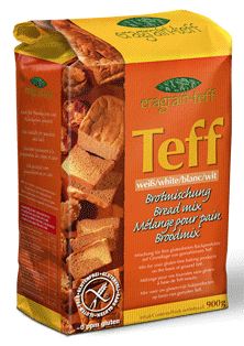 Teff product packaged to be sold in Netherlands