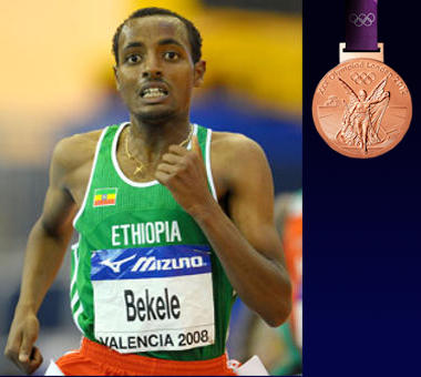 Tariku Bekele bronze medal winner