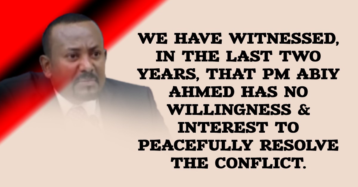 Only An All Inclusive Political Dialogue Can Save Ethiopia Only An All Inclusive Political Dialogue Can Save Ethiopia