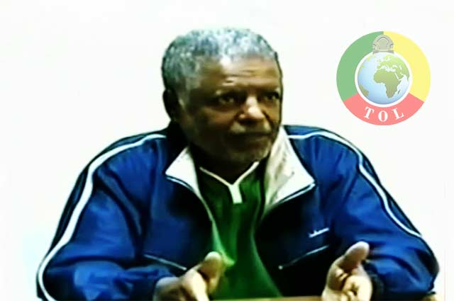 Andargachew Tsige speaks on Ethiopian TV police program