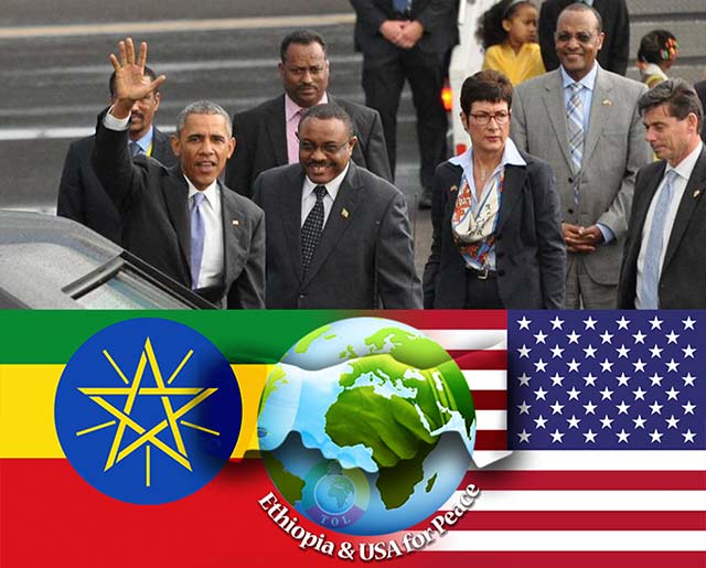 President Barak Obama starts official visit to Ethiopia