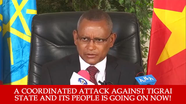 Deputy President Dr. Debretsion Gebremichael accuses Ethiopian federal government