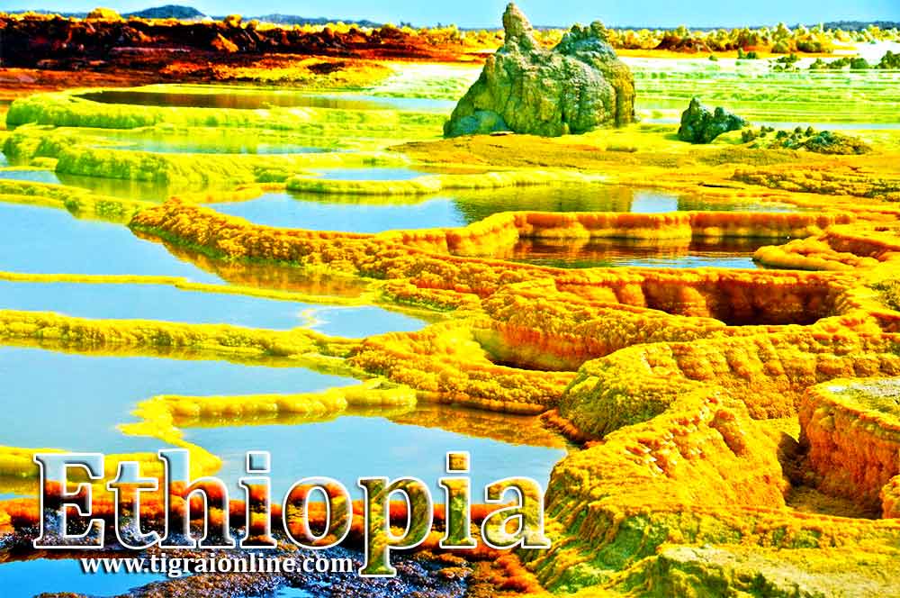 Denkel Ethiopia in Dallol Tigrai, Afar northern Ethiopia