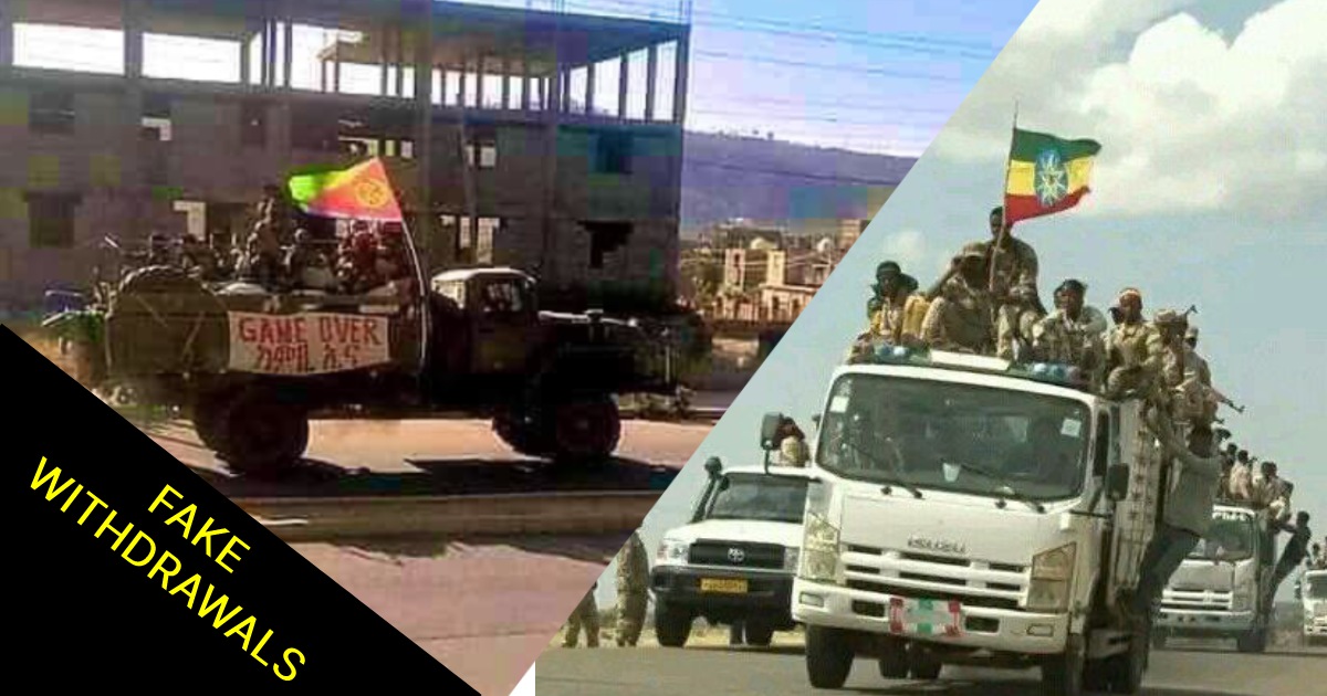 Eritrean and Amhara forces in Tigrai