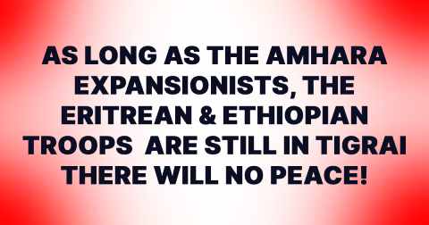 Ethiopian, Amhara and Eritrean forces out of Tigrai