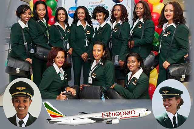 Ethiopian Airlines all female crew takes its first flight