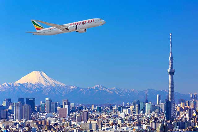 Ethiopian to Start flights to Tokyo, the Only Air Service between Japan and Africa