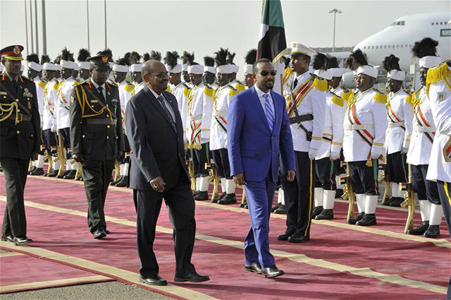 Ethiopian Prime Minister Dr. Abiy Ahmed visiting Sudan