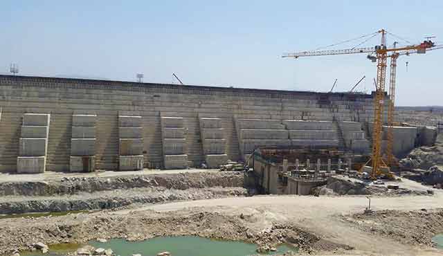 The Grand Ethiopian Renaissance Dam 45 percent done