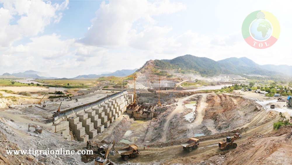 Amazing view of the Grand Ethiopian Renaissance Dam - photo GERD 2015