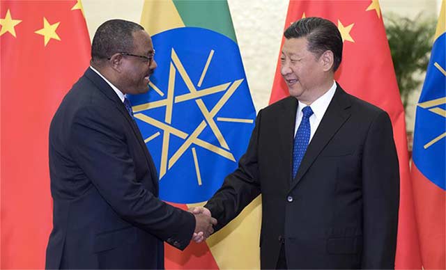 President Xi of China urges Ethiopia and China to upgrade their relationship