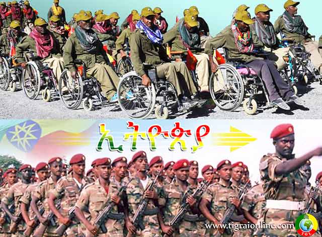 Tigrean war veterians who fought for freedom and democracy