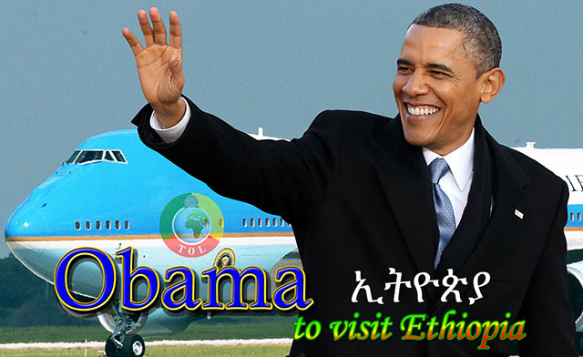 President Obama of the United States is planning to visit Ethiopia at the end of July