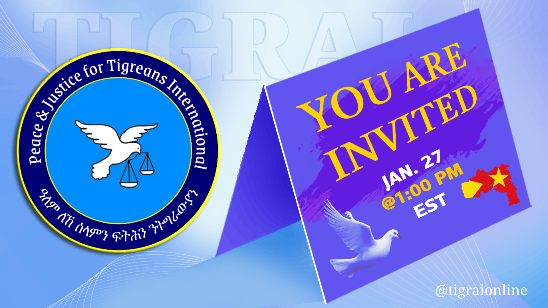 PJTI calls for International Conference on Peace Building, and Justice in post-war Tigrai