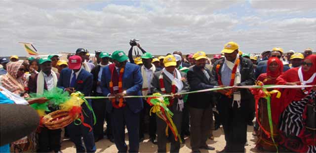 Inauguration of the new Qabri Dahar Intternational Airport
