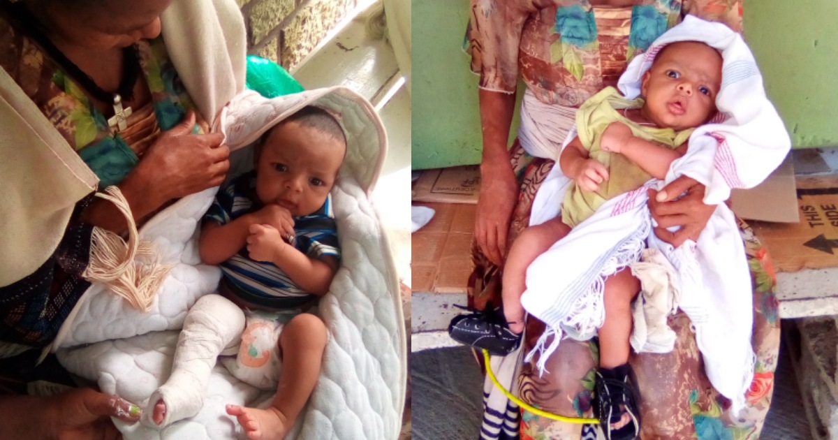 Tigrai mother and child in a hospital