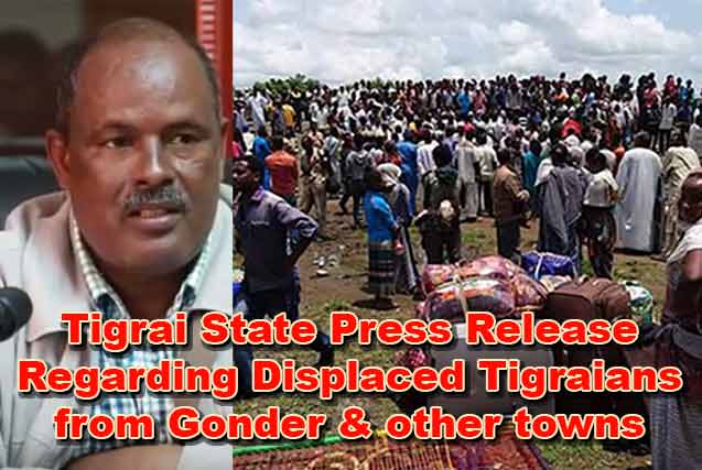 Tigraians deported from Amhara state