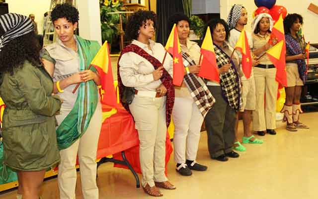 Members of the Ethiopian community celebrating birth day of TPLF