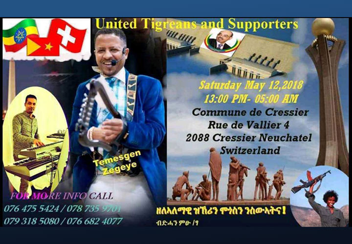United Tigreans and Supporters party in Switzerland