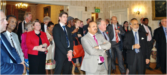 United Kingdom Parliamentarians and many business people attending a meeting at the Ethiopian Embassy in London